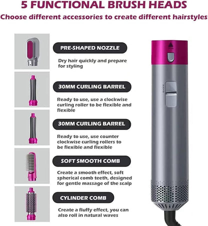 5 in 1 Multifunctional Hair dryer and Styling Tool